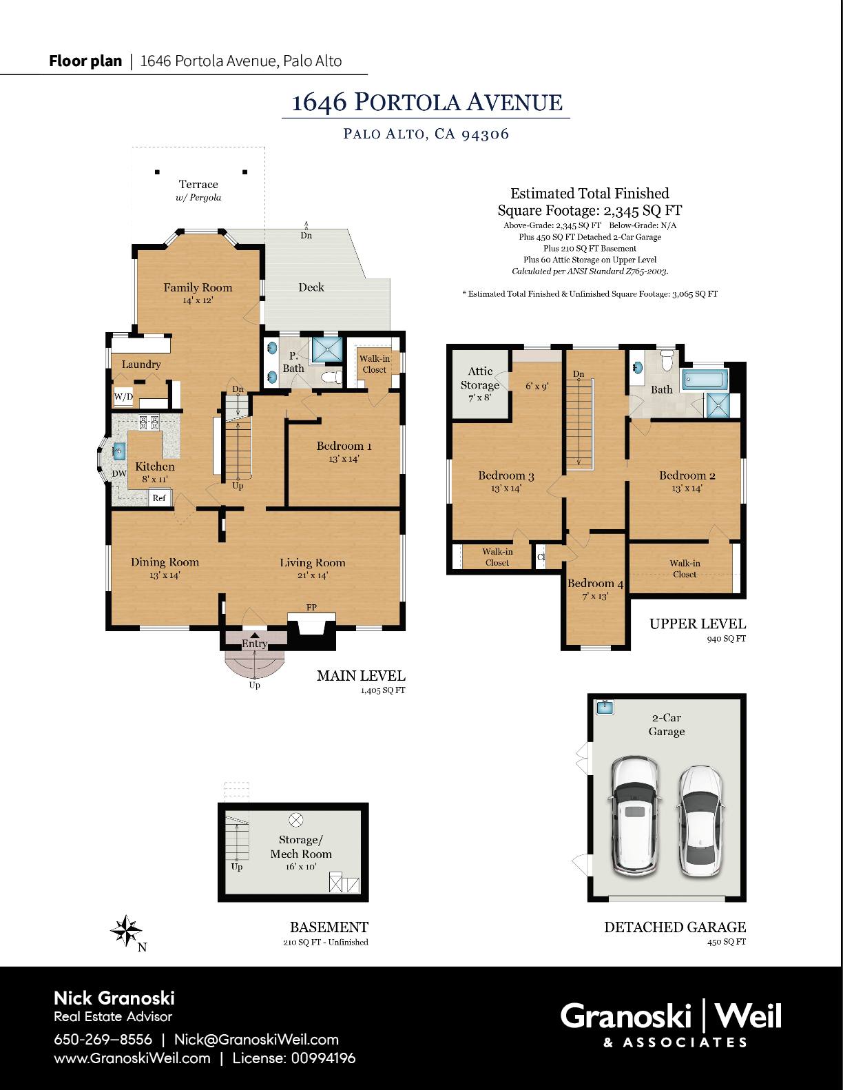 1646 Portola floor plan